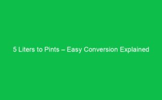 500 Ml to Pints – Easy Conversion Explained