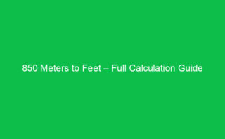 98 Km to PMH – Answer with Formula