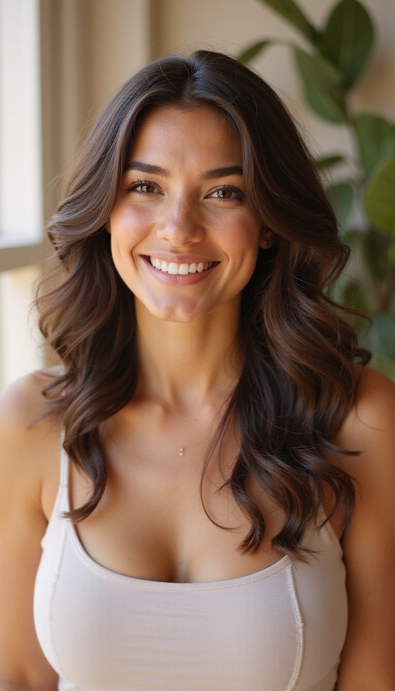 Soft Spiral Blowout For Curly To Wavy Hair