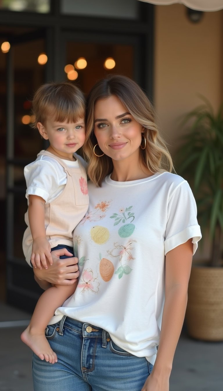 Hand-Painted Family Tee Set