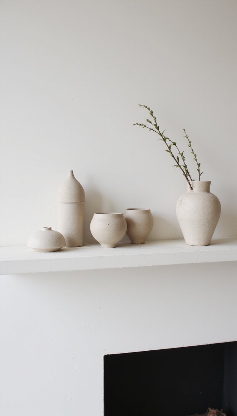 Small sculptural objects for minimalist spring flair