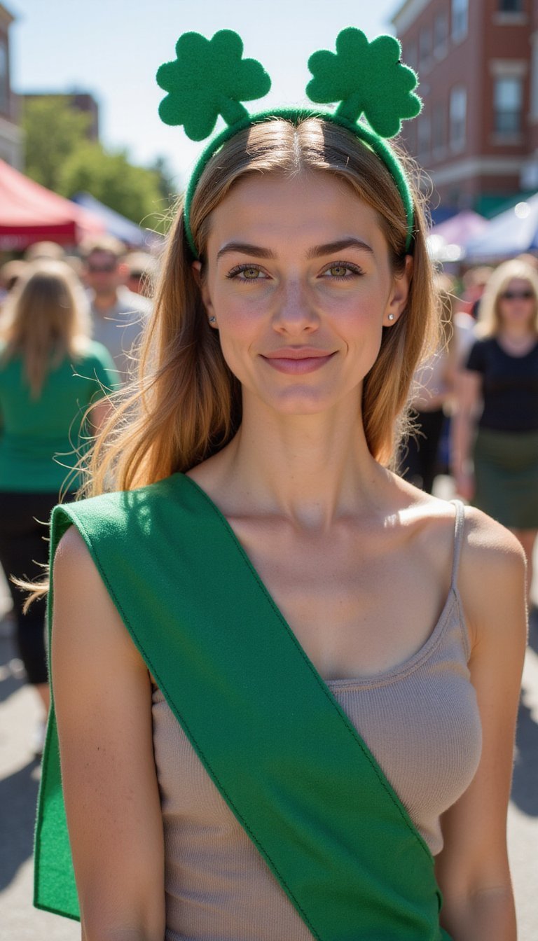 Shamrock Headband and Sash