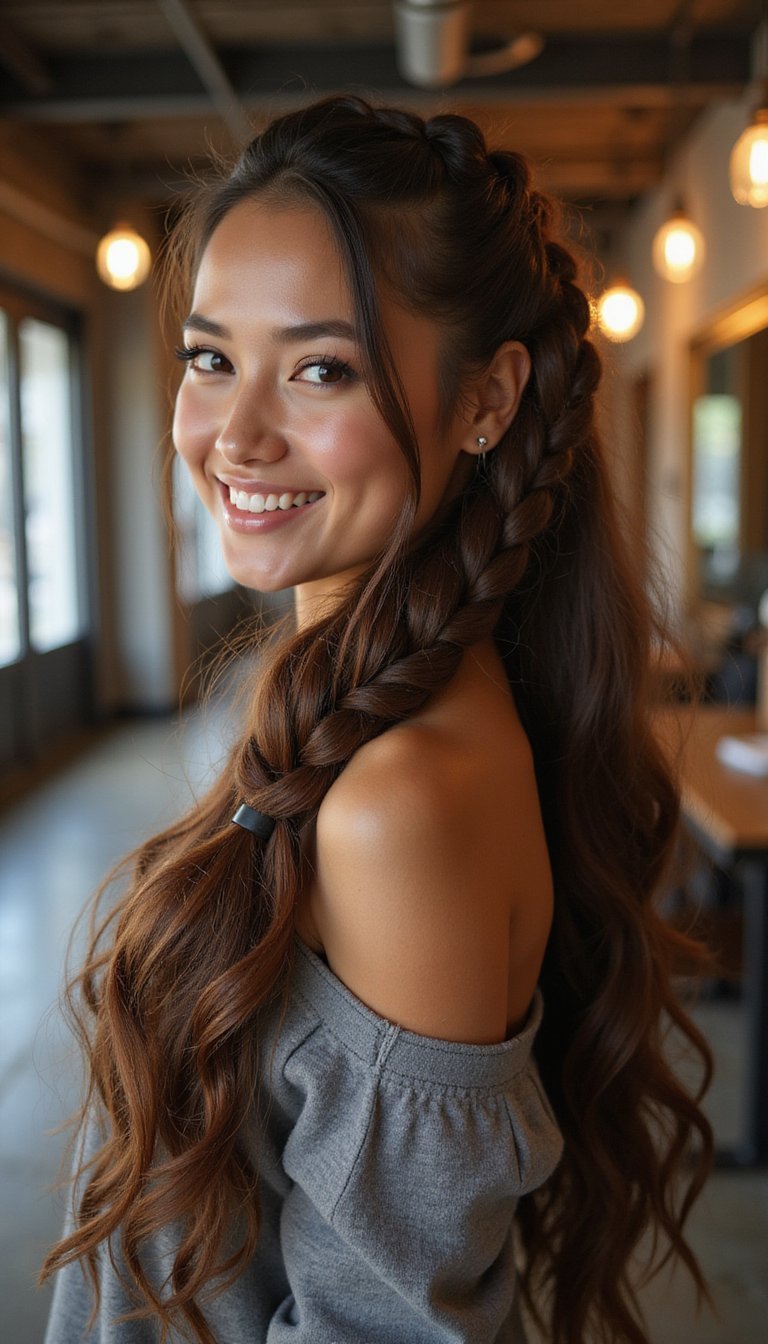 Boxer Braids Updo For Strong Statement Looks