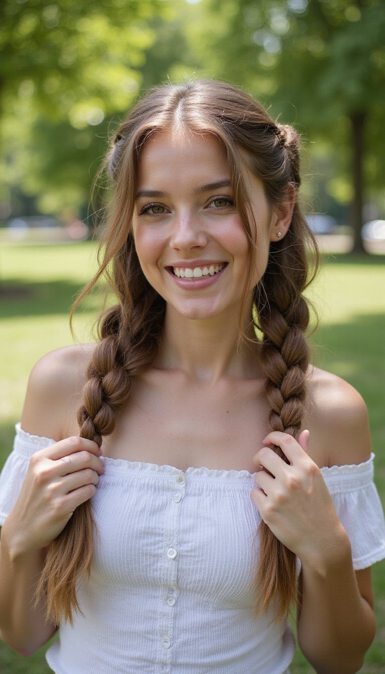 Bubble Braids For Playful, Youthful Energy