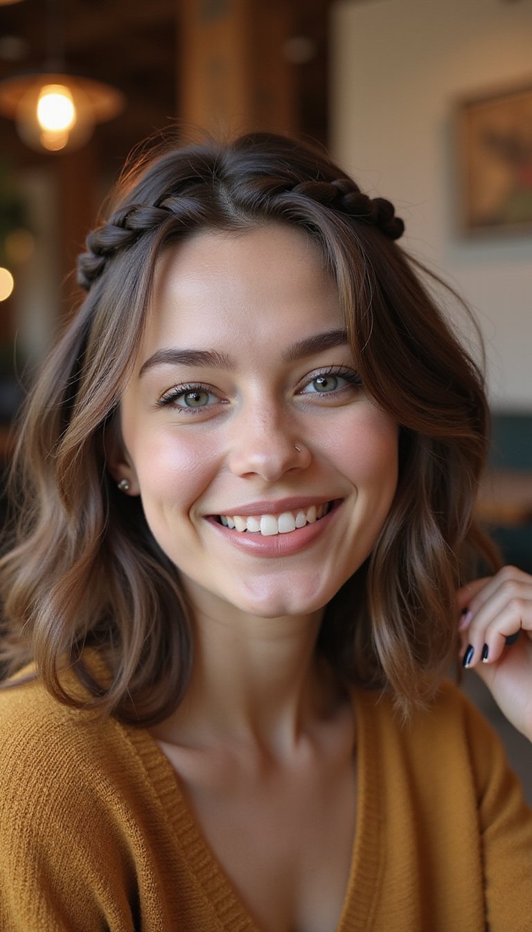 Knotted Braids For Shorter Hair Lengths