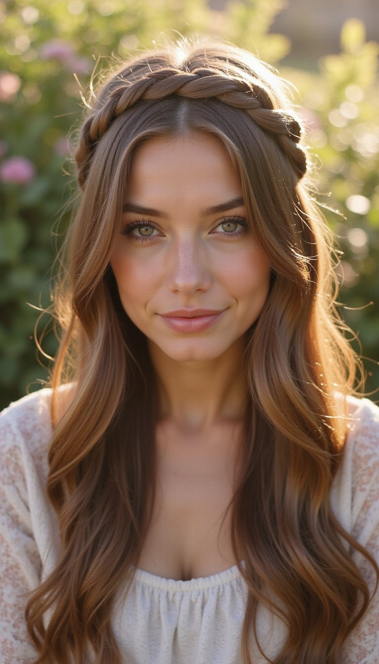 Romantic Crown Braid For Special Occasions