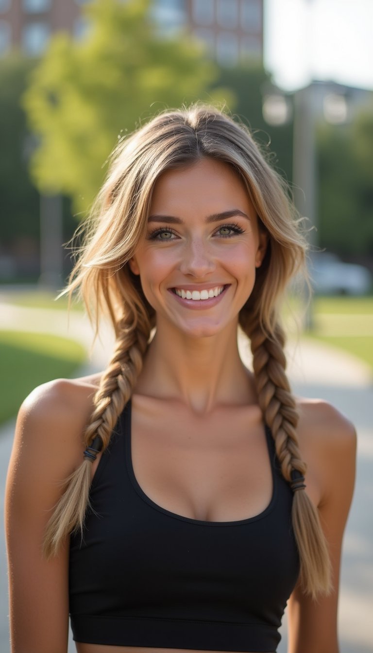 Secure Dutch Braid For Active Days